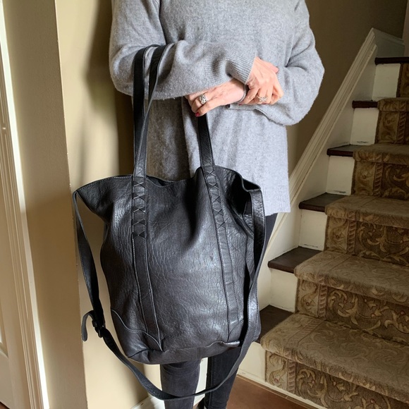 ✨FRYE Soft Leather Large Tote Crossbody - Picture 3 of 16